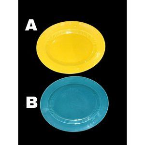 Vintage Fiesta Ware Oval Serving Platters Fiesta USA Various Colors